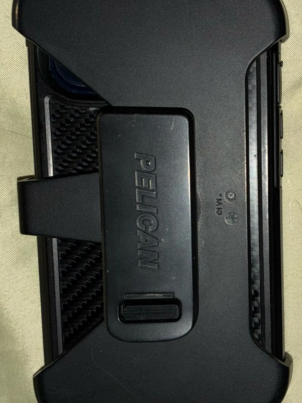 Pelican Black Rugged Antimicrobial Phone Case